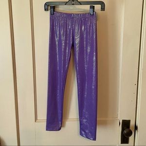 Twirly Girl purple leggings Size 8– $10